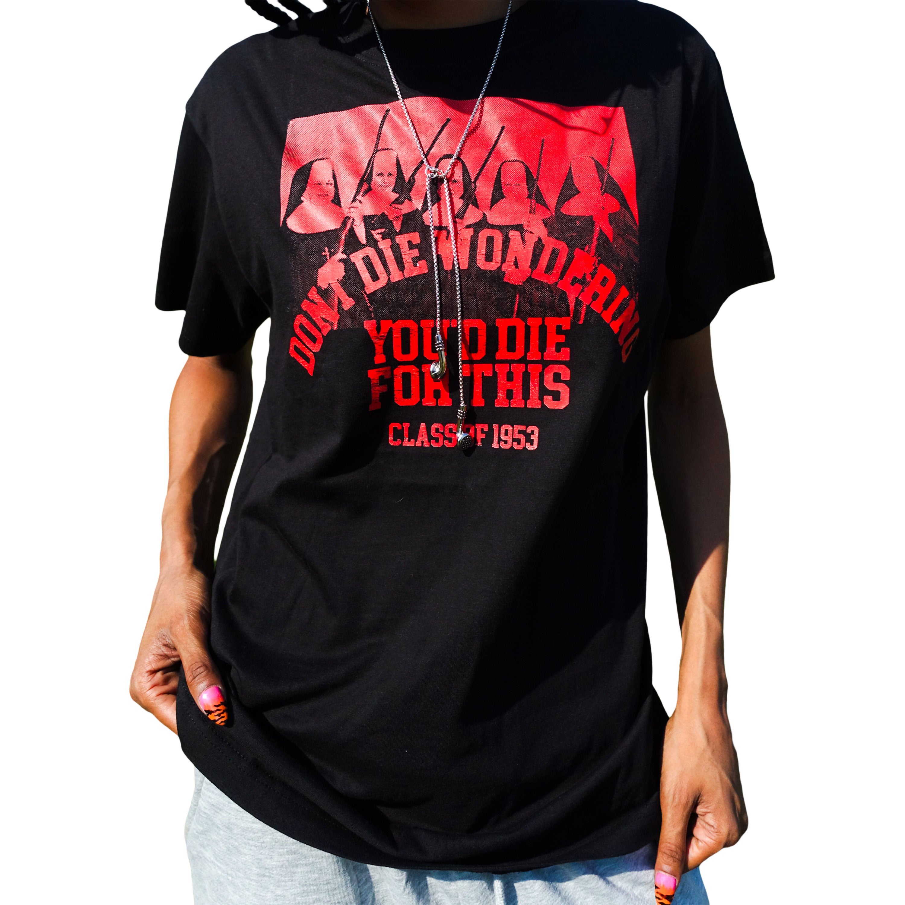 NUN TEE - BLACK