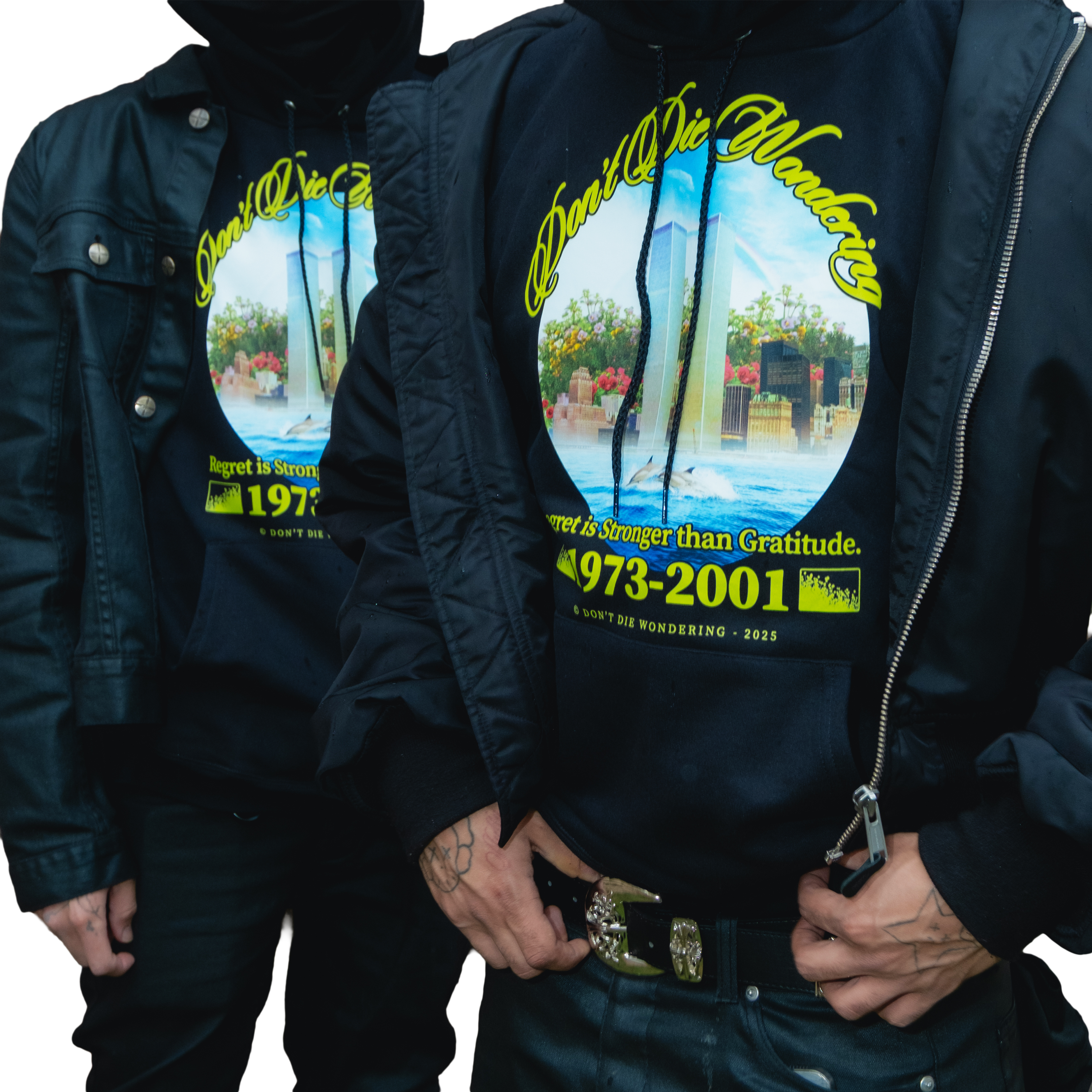 NO REGRETS HOODIE (BLACK)